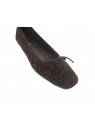 Reqins - Ballerine HARMONY - MARRON LEOPARD