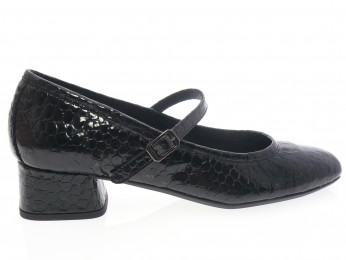 Reqins - Femme KELLY - CROCO NOIR