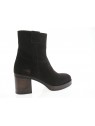 aliwell - Boots ORVANE - DAIM MARRON FONCÉ