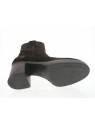 aliwell - Boots ORVANE - DAIM MARRON FONCÉ