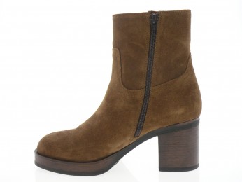 aliwell - Boots ORVANE - DAIM MARRON CLAIR