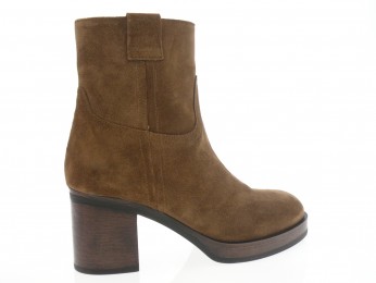 aliwell - Boots ORVANE - DAIM MARRON CLAIR