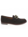aliwell - Mocassin MARCIA - DAIM MARRON