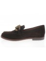 aliwell - Mocassin MARCIA - DAIM MARRON