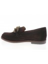 aliwell - Mocassin MARCIA - DAIM MARRON