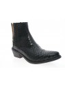la bottega di lisa - Boots 4532 - PYTHON NOIR