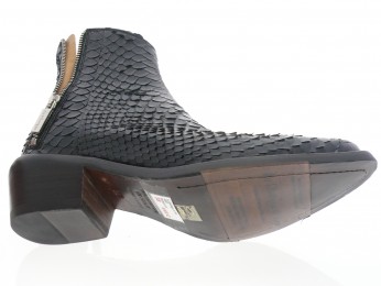 la bottega di lisa - Boots 4532 - PYTHON NOIR