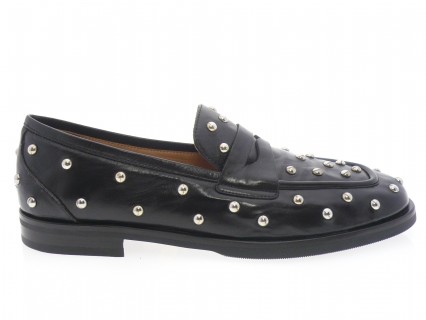 la bottega di lisa - Mocassin 5551/BS - DAIM MARRON FONCÉ