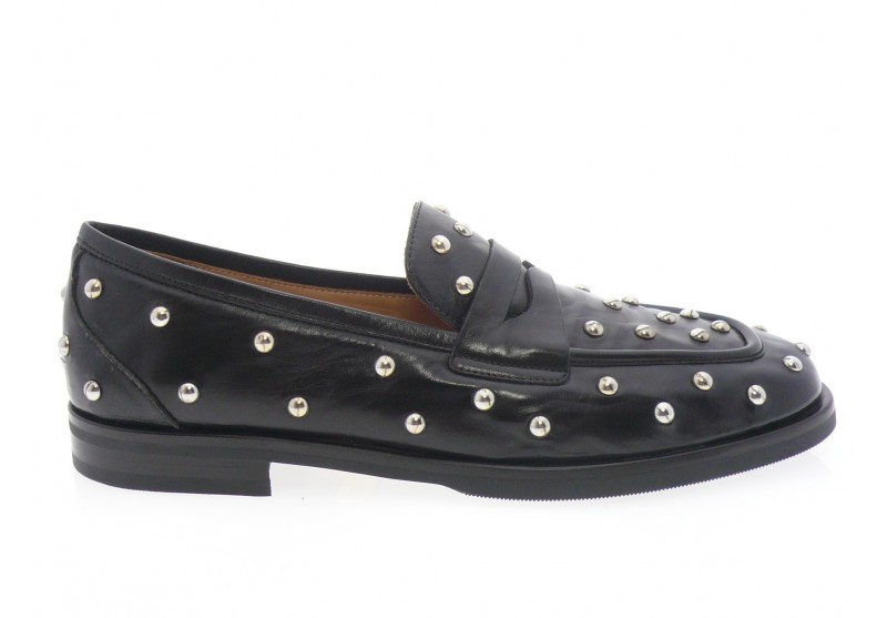 la bottega di lisa - Mocassin 5551/BS - DAIM MARRON FONCÉ