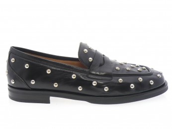 la bottega di lisa - Mocassin 5551/BS - DAIM MARRON FONCÉ