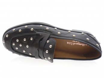 la bottega di lisa - Mocassin 5551/BS - DAIM MARRON FONCÉ