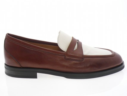 la bottega di lisa - Mocassin 5551 - BEIGE BLANC