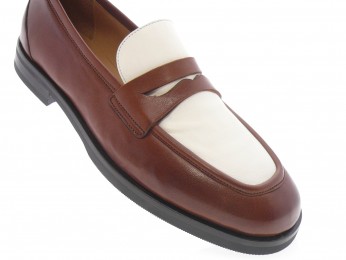 la bottega di lisa - Mocassin 5551 - BEIGE BLANC