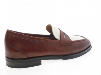 la bottega di lisa - Mocassin 5551 - BEIGE BLANC