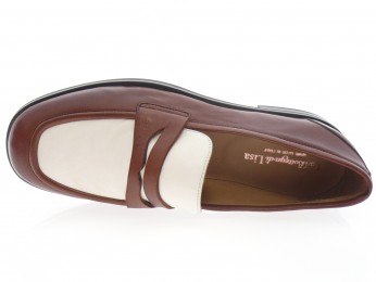 la bottega di lisa - Mocassin 5551 - BEIGE BLANC