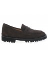 la bottega di lisa - Mocassin 5551 - DAIM MARRON FONCÉ