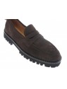 la bottega di lisa - Mocassin 5551 - DAIM MARRON FONCÉ
