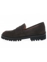 la bottega di lisa - Mocassin 5551 - DAIM MARRON FONCÉ