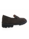 la bottega di lisa - Mocassin 5551 - DAIM MARRON FONCÉ