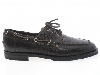 la bottega di lisa - Derby 6316 - PYTHON MARRON FONCÉ