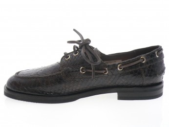 la bottega di lisa - Derby 6316 - PYTHON MARRON FONCÉ