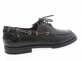 la bottega di lisa - Derby 6316 - PYTHON MARRON FONCÉ