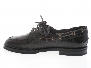la bottega di lisa - Derby 6316 - PYTHON MARRON FONCÉ