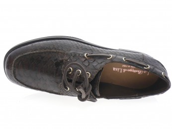 la bottega di lisa - Derby 6316 - PYTHON MARRON FONCÉ