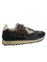 4b12 - Sport VINTAGE RUN - NOIR LEOPARD