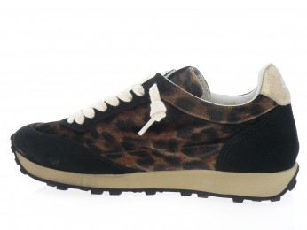 4b12 - Sport VINTAGE RUN - NOIR LEOPARD