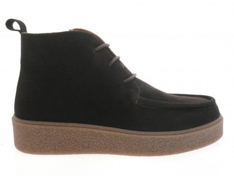 sms - Boots VALKA - DAIM MARRON FONCÉ