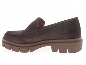 belang - Mocassin 08563 - DAIM MARRON