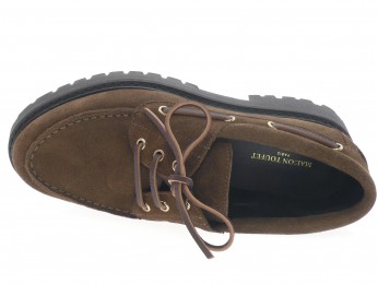 maison toufet - Derby HENRIETTE - DAIM MARRON