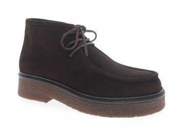maison toufet - Boots AVA - DAIM MARRON FONCÉ