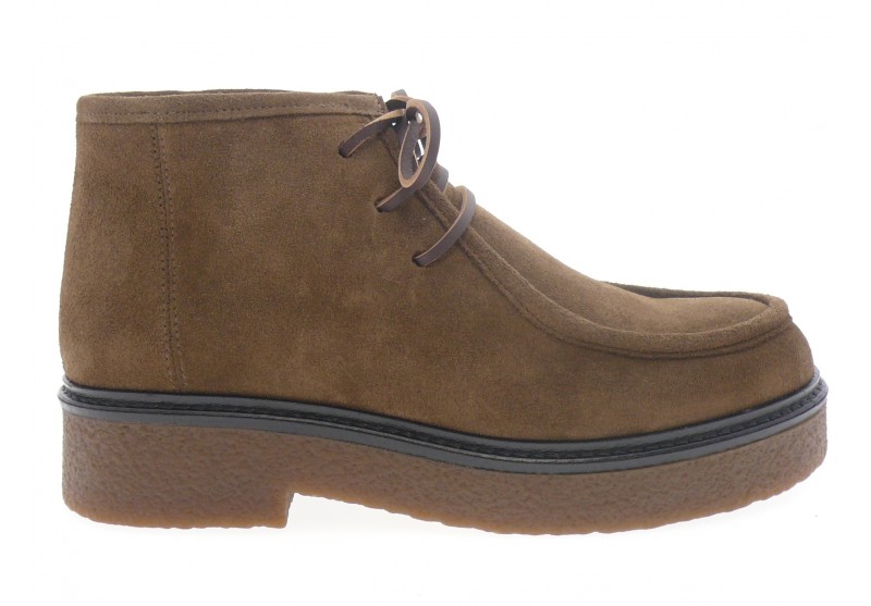 maison toufet - Boots AVA - DAIM MARRON