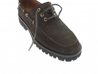 la bottega di lisa - Derby 6316 - DAIM MARRON FONCÉ