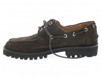 la bottega di lisa - Derby 6316 - DAIM MARRON FONCÉ