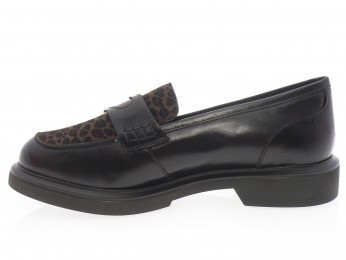 Reqins - Mocassin JACK - MARRON LEOPARD