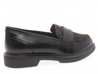 Reqins - Mocassin JACK - MARRON LEOPARD