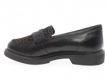 Reqins - Mocassin JACK - MARRON LEOPARD