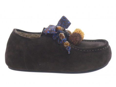 nanku - Sport GFY 20 - DAIM MARRON FONCÉ
