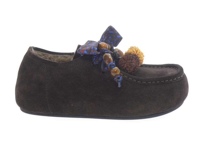 nanku - Sport GFY 20 - DAIM MARRON FONCÉ
