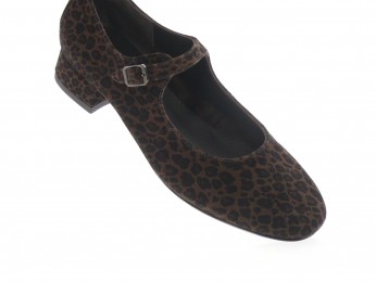 Reqins - Femme SIXTINE - MARRON LEOPARD