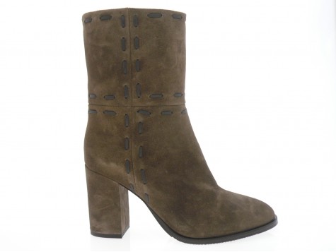nimal - Boots SYLKA - DAIM TAUPE