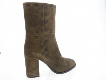 nimal - Boots SYLKA - DAIM TAUPE