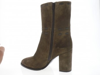 nimal - Boots SYLKA - DAIM TAUPE