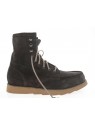 vassanelli - Boots DAVID - DAIM MARRON FONCÉ