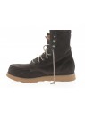 vassanelli - Boots DAVID - DAIM MARRON FONCÉ